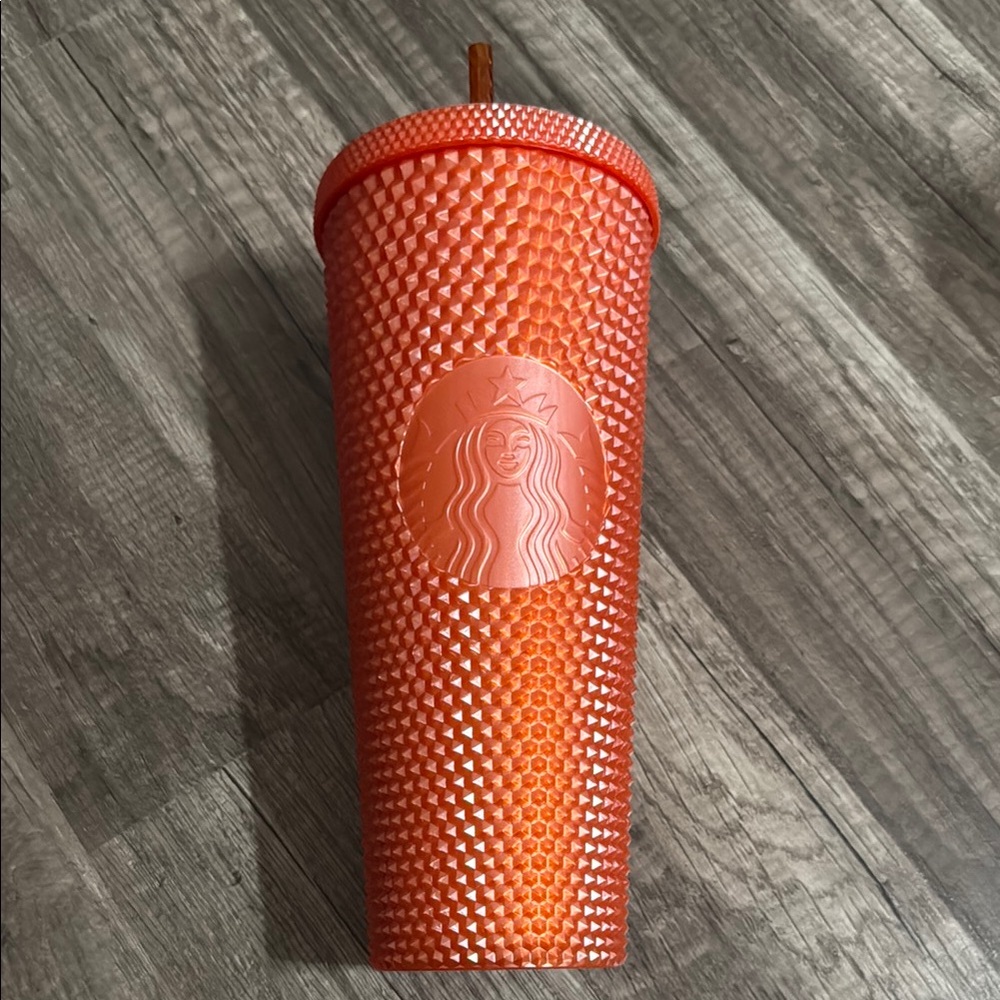 Starbucks Venti Orange Studded Tumbler